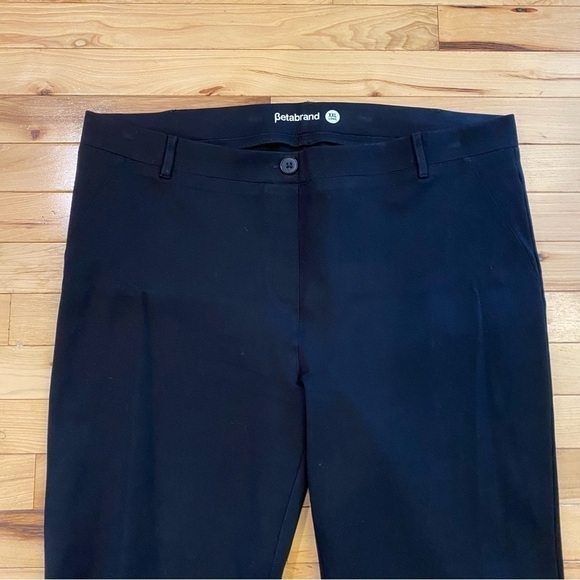 Betabrand Black Bootcut Career Dress Pants Comfort Yoga Women’s Size XXL LONG - Picture 2 of 6